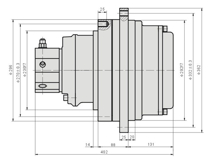 履帶行走減速機