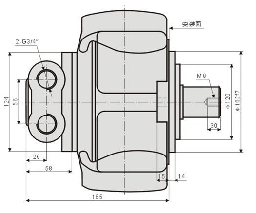 YLM2外五星液壓馬達(dá)